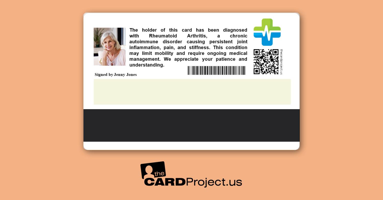 Rheumatoid Arthritis Premium Medical Card (REAR)